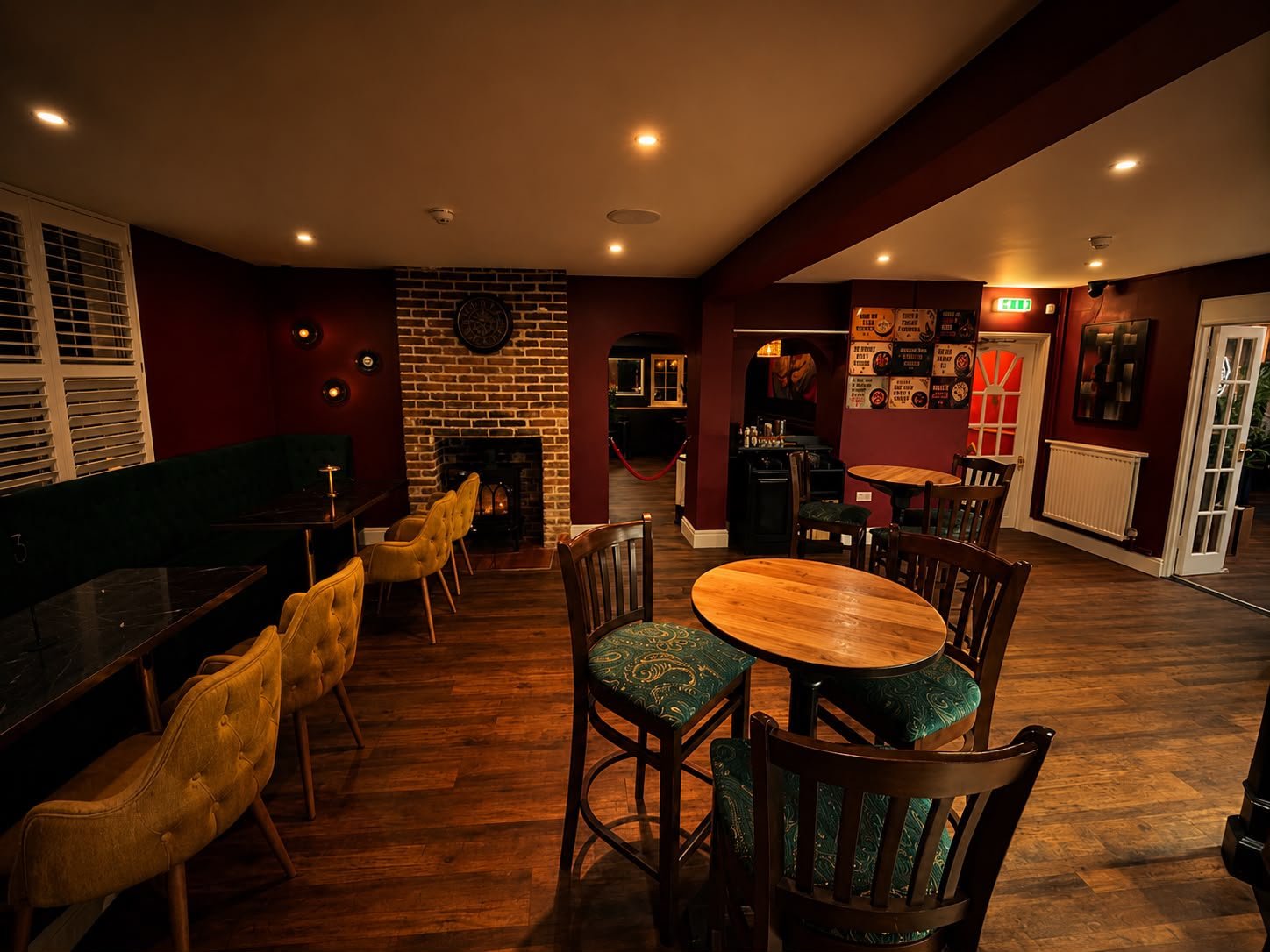 Lounge seating at Zeera At The Rose